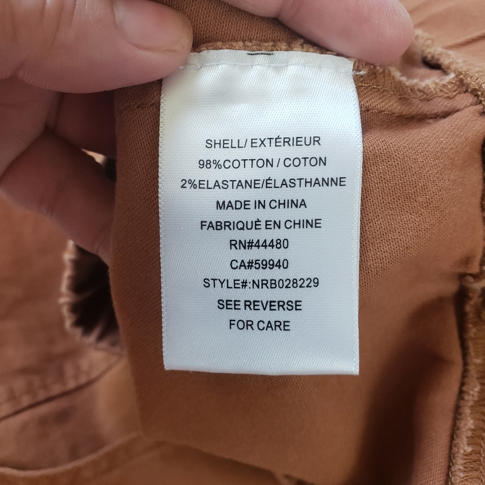 New Love, Fire Solid Pull-On Twill Rusty Orange D… - image 8